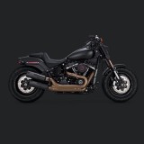 VANCE HINES HI-OUTPUT SLIP-ON MUFFLER HARLEY SOFTAIL 2018-2021 - SIDE