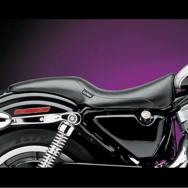 SELLA LE PERA SILHOUETTE LT FULL LENGTH SMOOTH SEAT HARLEY SPORTSTER XL 86-03 - LATO