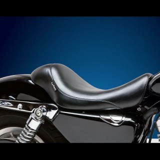 SELLA LE PERA SILHOUETTE SMOOTH SOLO SEAT HARLEY SPORTSTER XL 07-09 17 LITRI