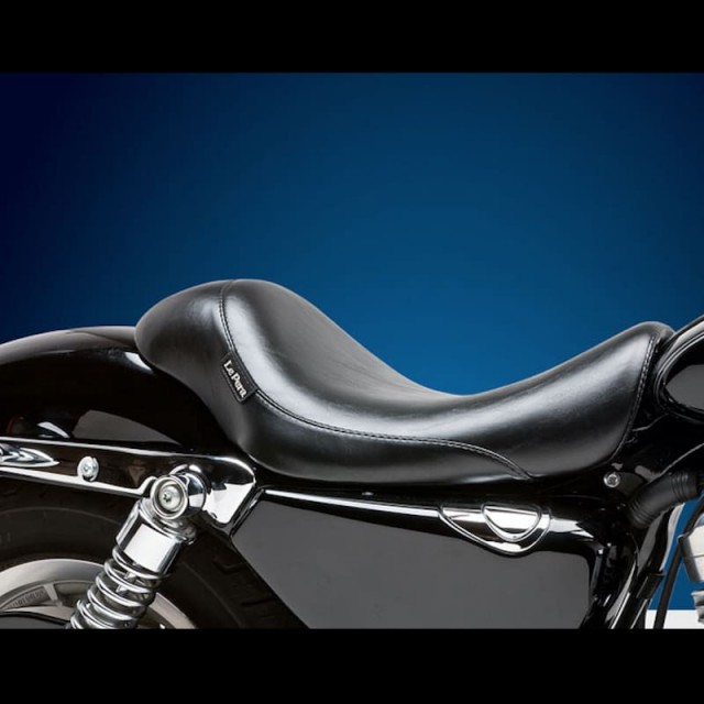 SELLA LE PERA SILHOUETTE SMOOTH SOLO SEAT HARLEY SPORTSTER XL 07-09 17 LITRI