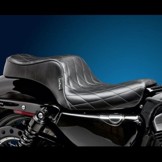 SELLA LE PERA CHEROKEE 2 UP CUSTOM DIAMOND SEAT HARLEY SPORTSTER XL