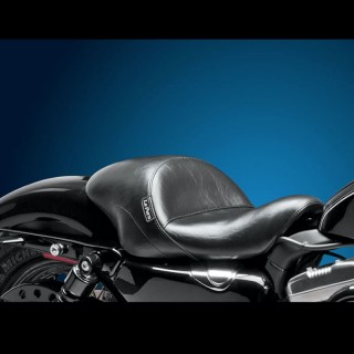 SELLA LE PERA AVIATOR UP FRONT SMOOTH SOLO SEAT HARLEY SPORTSTER XL