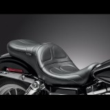 LE PERA MAVERICK 2-UP STITCH SEAT WITH BACKREST HARLEY DYNA - WITHOUT BACKREST