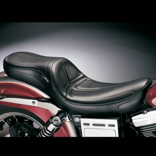 LE PERA MAVERICK 2-UP STITCH SEAT HARLEY DYNA