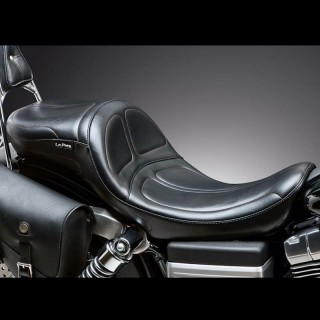 SELLA LE PERA MAVERICK LONG LEGS STITCH SEAT HARLEY DYNA