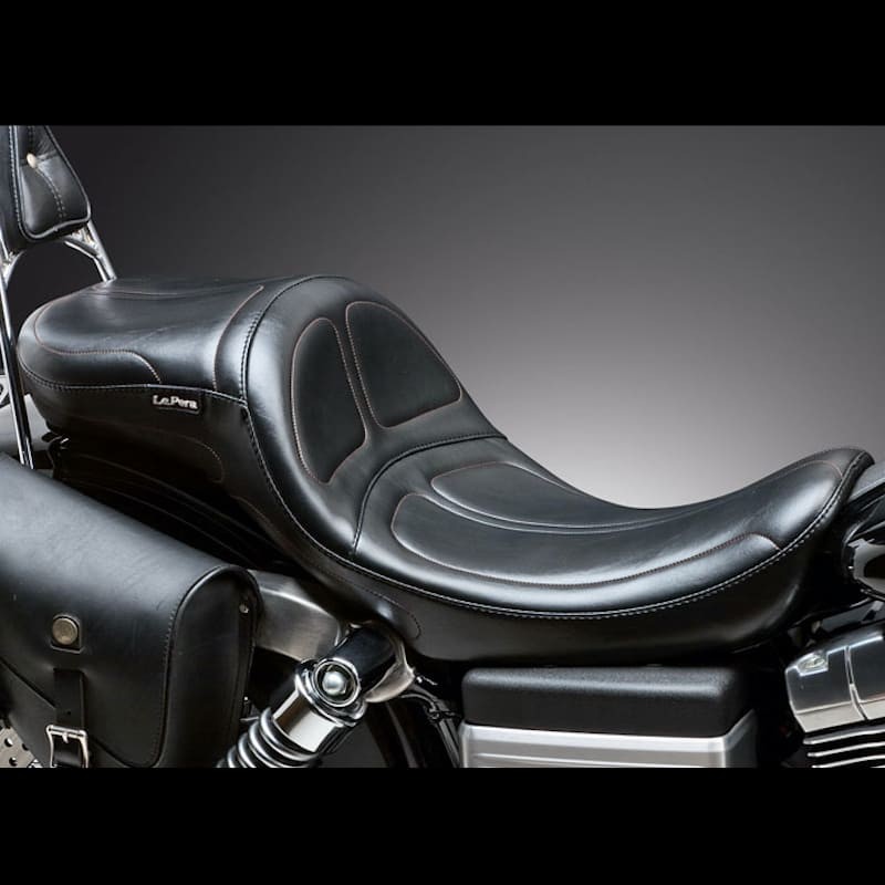 SELLA LE PERA MAVERICK LONG LEGS STITCH SEAT HARLEY DYNA