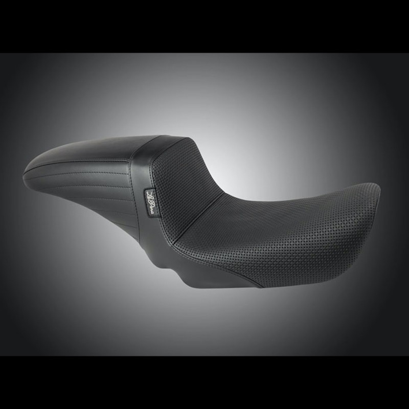LE PERA KICKFLIP BASKET WEAVE SEAT HARLEY DYNA