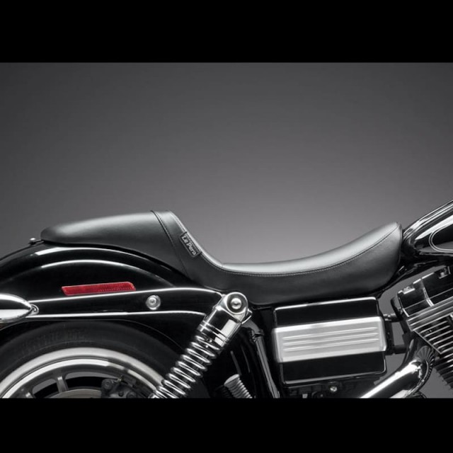SELLA LE PERA DAYTONA LONG LEGS SMOOTH SEAT HARLEY DYNA - LATO
