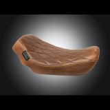 SELLA LE PERA STREAKER DIAMOND BROWN SOLO SEAT HARLEY DYNA