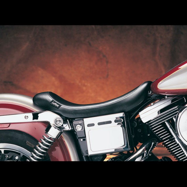 SELLA LE PERA SILHOUETTE SOLO SMOOTH SEAT HARLEY DYNA WIDE GLIDE - SIDE