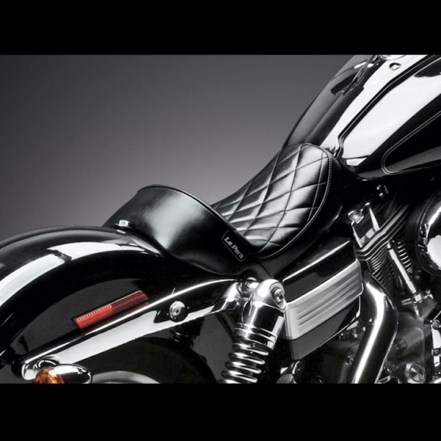 SELLA LE PERA STUBS CAFE DIAMOND SOLO SEAT HARLEY DYNA - RETRO