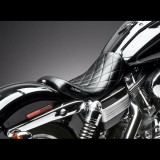 LE PERA BARE BONES DIAMOND SEAT HARLEY DYNA - BACK