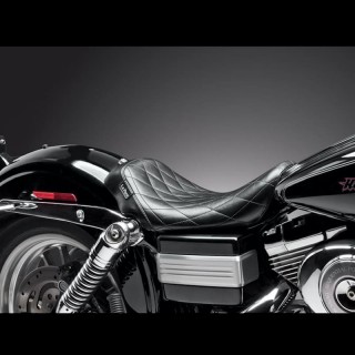 LE PERA BARE BONES DIAMOND SEAT HARLEY DYNA
