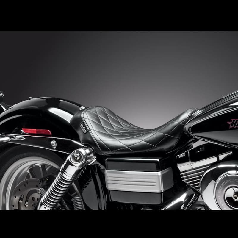 LE PERA BARE BONES DIAMOND SEAT HARLEY DYNA