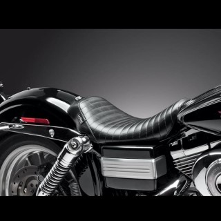LE PERA BARE BONES PLEATED SEAT HARLEY DYNA