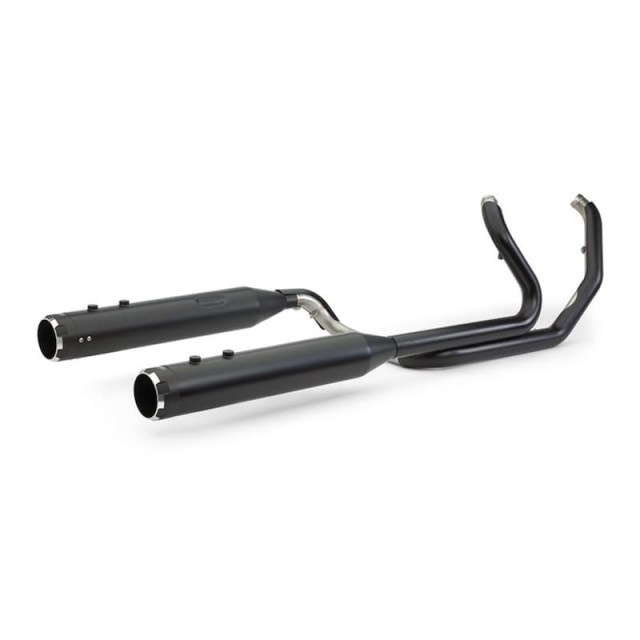 SCARICHI S&S EL DORADO TRUE DUAL NERI THRUSTER CAPS HARLEY TOURING - VISTA