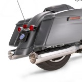 TERMINALI S&S MK45 SLIP-ON CROMO CON THRUSTER CAPS CROMO HARLEY TOURING