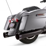 TERMINALI S&S MK45 SLIP-ON NERI CON TRACER CAPS NERI HARLEY TOURING