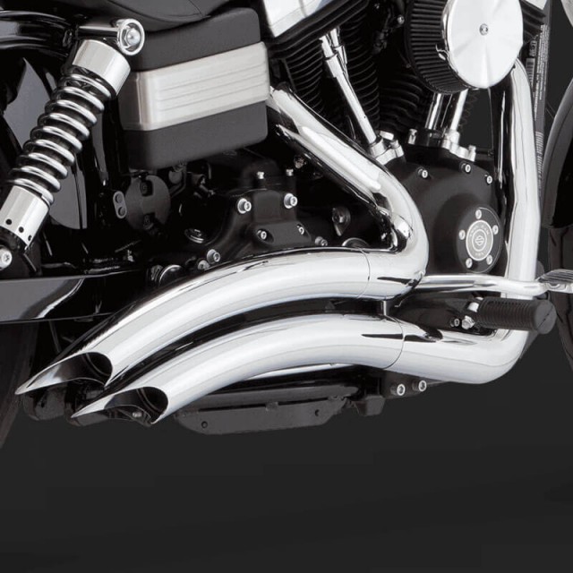 SCARICHI VANCE HINES BIG RADIUS CROMO PER DYNA 06-17 - DETTAGLIO