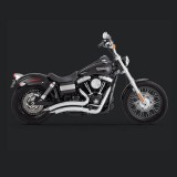SCARICHI VANCE HINES BIG RADIUS CROMO PER DYNA 06-17 - LATO