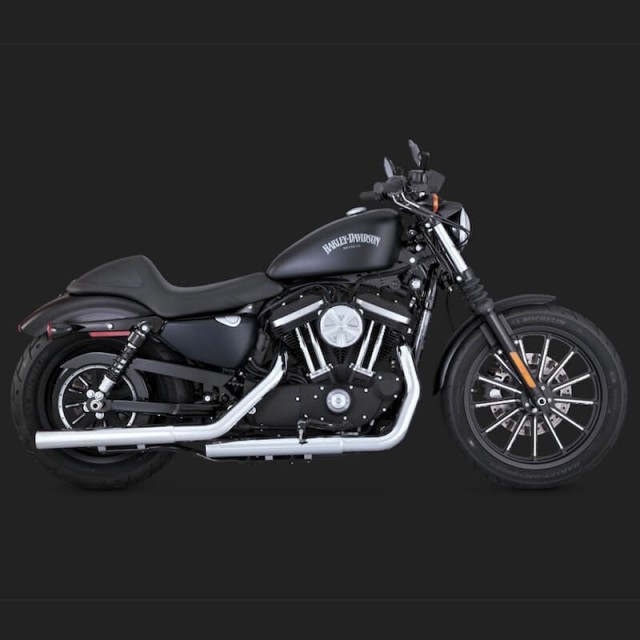 VANCE HINES STRAIGHTSHOTS HS SLIP-ON MUFFLERS HARLEY SPORTSTER XL 2014-2020