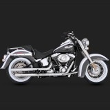 TERMINALI VANCE HINES STRAIGHTSHOTS HS SLIP-ON HARLEY SOFTAIL SLIM,CROSS BONES,DELUXE,BREAKOUT - LATO