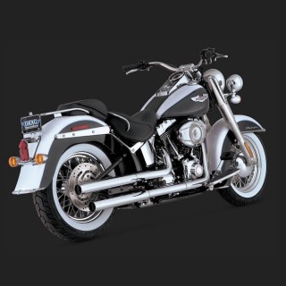 TERMINALI VANCE HINES STRAIGHTSHOTS HS SLIP-ON HARLEY SOFTAIL SLIM,CROSS BONES,DELUXE,BREAKOUT