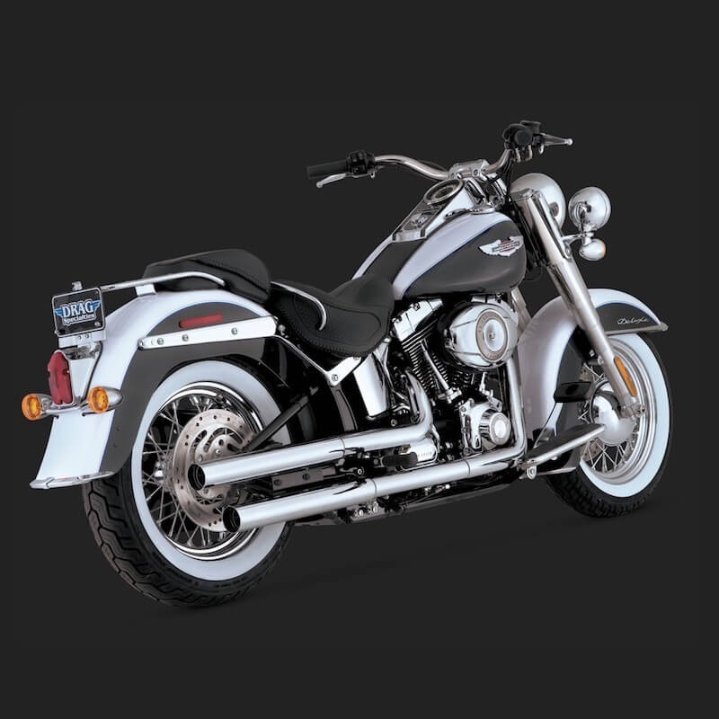 TERMINALI VANCE HINES STRAIGHTSHOTS HS SLIP-ON HARLEY SOFTAIL SLIM,CROSS BONES,DELUXE,BREAKOUT