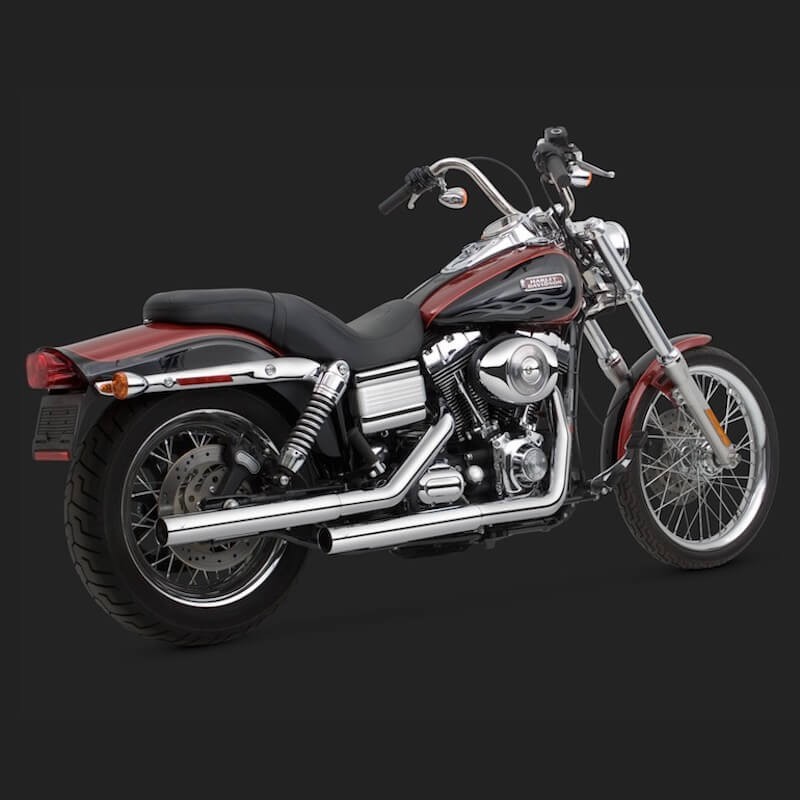 TERMINALI VANCE HINES STRAIGHTSHOTS HS SLIP-ONS MUFFLER HARLEY DAVIDSON DYNA