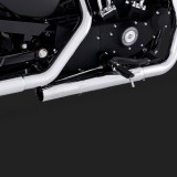 TERMINALI VANCE HINES STRAIGHTSHOTS HS SLP-ONSHARLEY SPORTSTER XL 2004-2013 - DETTAGLIO