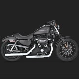 TERMINALI VANCE HINES STRAIGHTSHOTS HS SLP-ONSHARLEY SPORTSTER XL 2004-2013 - LATO
