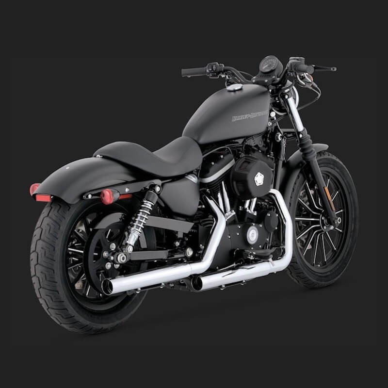 TERMINALI VANCE HINES STRAIGHTSHOTS HS SLP-ONSHARLEY SPORTSTER XL 2004-2013