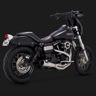 VANCE HINES STAINLESS 2-INTO-1 UPSWEEP EXHAUST FOR DYNA 1991-2017