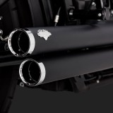 SCARICHI VANCE & HINES BIG SHOTS STAGGERED BLACK HARLEY SOFTAIL 2018-2021 - DETTAGLIO