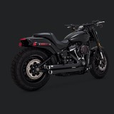 SCARICHI VANCE & HINES BIG SHOTS STAGGERED BLACK HARLEY SOFTAIL 2018-2021