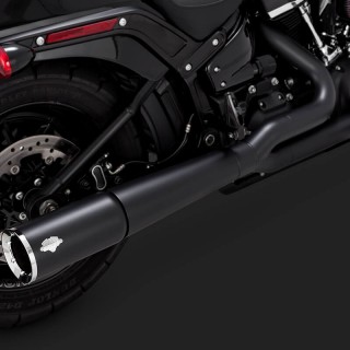 SCARICO VANCE & HINES PRO PIPE NERO PER HARLEY SOFTAIL 2018-2021