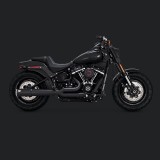 SCARICO VANCE & HINES PRO PIPE NERO PER HARLEY SOFTAIL 2018-2021 - LATO