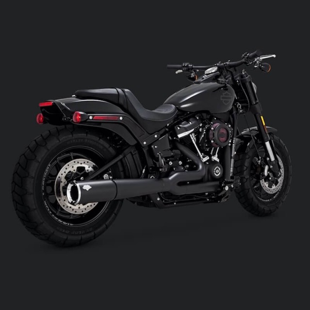 SCARICO VANCE & HINES PRO PIPE NERO PER HARLEY SOFTAIL 2018-2021
