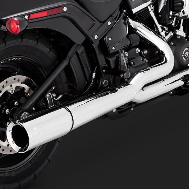 SCARICO VANCE & HINES PRO PIPE CROMO PER HARLEY SOFTAIL 2018-2021 - DETTAGLIO