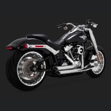 VANCE HINES SHORTSHOTS STAGGERED CHROME EXHAUST SOFTAIL FAT BOY,KING,BREAKOUT