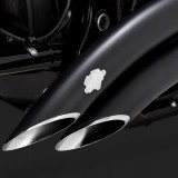 SCARICHI VANCE HINES BIG RADIUS 2 IN 2 BLACK HARLEY SOFTAIL 2018-2021 - DETTAGLIO