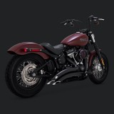 SCARICHI VANCE HINES BIG RADIUS 2 IN 2 BLACK HARLEY SOFTAIL 2018-2021