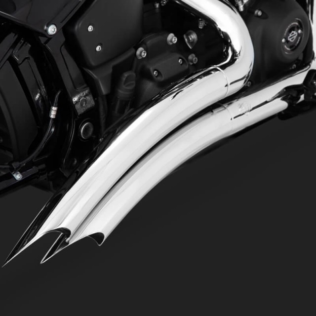 VANCE HINES BIG RADIUS CHROME EXHAUST HARLEY SOFTAIL 2018-2021