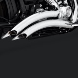 SCARICHI VANCE HINES BIG RADIUS 2 IN 2 CROMO HARLEY SOFTAIL FAT BOY-KING-BREAKOUT