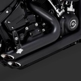 SCARICHI VANCE HINES SHORTSHOTS STAGGERED NERI SOFTAIL 2018-2021