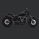 SCARICHI VANCE HINES SHORTSHOTS STAGGERED NERI SOFTAIL 2018-2021 - LATO