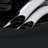 SCARICHI VANCE HINES BIG RADIUS 2 IN 2 CROMO HARLEY TOURING 2017-2021 - DETTAGLIO