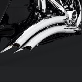VANCE HINES BIG RADIUS CHROME EXHAUST HARLEY TOURING 2017-2021 - DETAIL