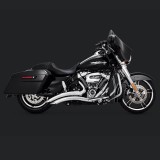 VANCE HINES BIG RADIUS CHROME EXHAUST HARLEY TOURING 2017-2021 - SIDE