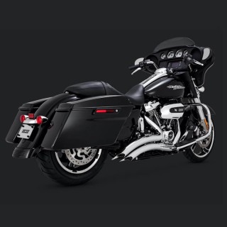 SCARICHI VANCE HINES BIG RADIUS 2 IN 2 CROMO HARLEY TOURING 2017-2021